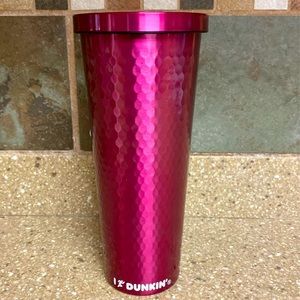 Dunkin’Donuts 24oz Hammered Stainless Sipper